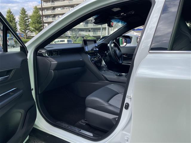 ハリアーハイブリッド G 禁煙 1オナ 8型ナビ 黒半革 衝突軽減 スマキー スマキー ETC(13枚目)