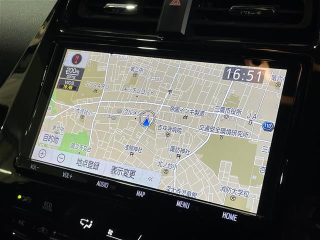 プリウス Sセーフティプラス 禁煙 純ナビ Bカメ スマキー ETC(2枚目)