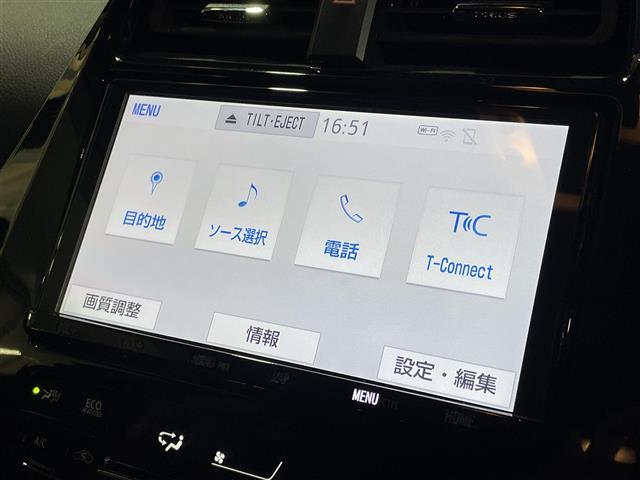 プリウス Sセーフティプラス 禁煙 純ナビ Bカメ スマキー ETC(3枚目)