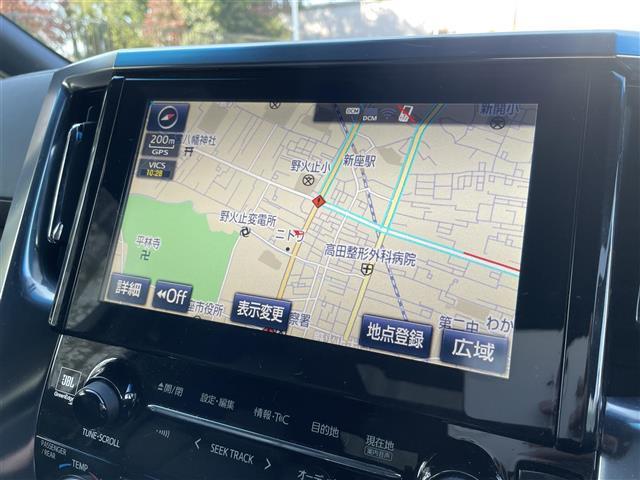 アルファード ３．５エグゼクティブラウンジ　モデリスタエアロ／Ｗサンルーフ／ＪＢＬ純ナビ／フルセグ／全方位モニタ／黒革電動シート／シートヒータ／後席エアシート／オットマン／両パワスラ／電動バックドア／ＰＣＳ／外２１ＡＷ／ＴＥＩＮ車高調（9枚目）