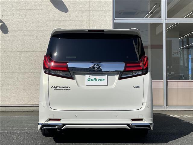 アルファード ３．５エグゼクティブラウンジ　モデリスタエアロ／Ｗサンルーフ／ＪＢＬ純ナビ／フルセグ／全方位モニタ／黒革電動シート／シートヒータ／後席エアシート／オットマン／両パワスラ／電動バックドア／ＰＣＳ／外２１ＡＷ／ＴＥＩＮ車高調（38枚目）