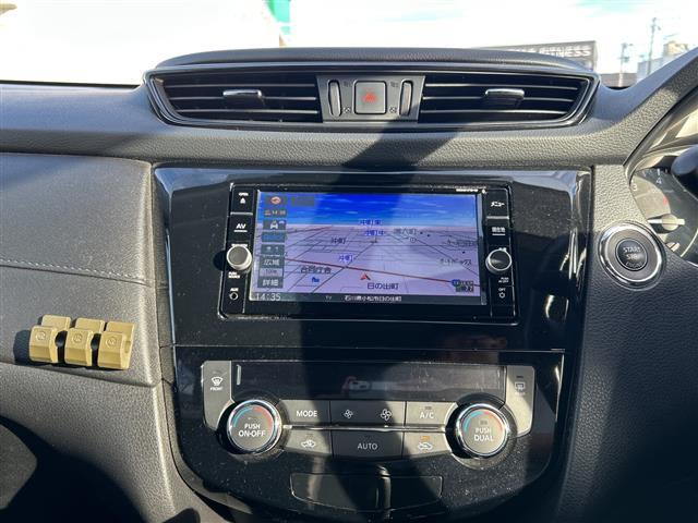 エクストレイル ２０Ｘ　ワンオーナー　４ＷＤ　アイドリングストップ　Ｂｌｕｅｔｏｏｔｈ　フルセグＴＶ　ＥＴＣ　バックカメラ　前後コーナーセンサー　社外レーダー　前後ドライブレコーダー　全席シートヒーター　２０インチ社外アルミ（11枚目）