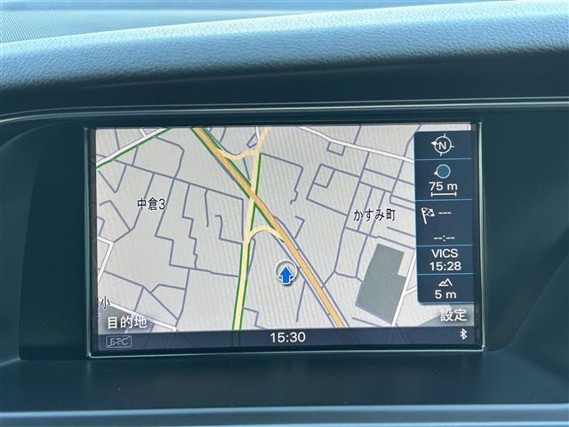 A5スポーツバック 2.0TFSIクワトロ 純正メーカーナビ 社外車高調 社外マフラー ワンセグTV AM/FM/CD/DVD/Bluetooth クルーズコントロール プリクラッシュセーフティ 横滑り防止装置 パーキングホールド LEDライト(12枚目)