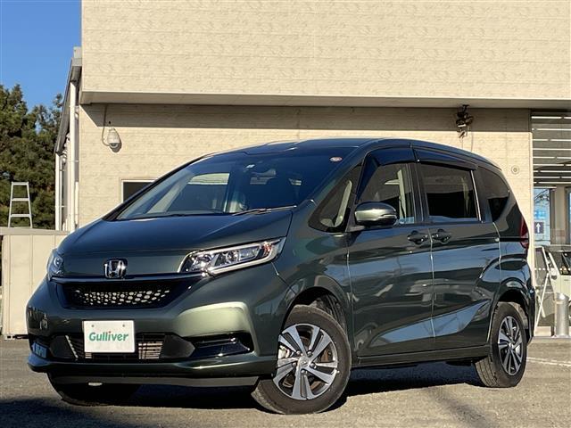 フリード+ G・ホンダセンシング 純正ナビ HondaSENSING CD/DVD/FM/AM/Bluetooth/USB レーンキープアシスト 横滑り防止装置 プリクラッシュセーフティ 前席シートヒーター 後席サンシェード有 ETC(3枚目)