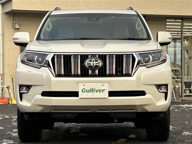 ランドクルーザープラド ＴＸ　Ｌパッケージ　ワンオーナー　純正ナビ　ＡＭ／ＦＭ／Ｂｌｕｅｔｏｏｔｈ／ＵＳＢ　Ｍｉｒａｃａｓｔ　レーダークルコン　ブラインドスポットモニター　プリクラッシュセーフティ　横滑り防止装置　オートハイビーム　純正ＡＷ夏有（3枚目）