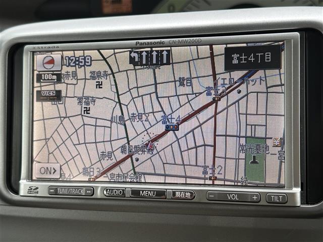 タント Ｌ　ナビゲーション　フルセグテレビ　ＣＤ＆ＤＶＤ　キーレス　スライドドア　フルフラット　アームレスト　保証書　取扱説明書　整備手帳（2枚目）