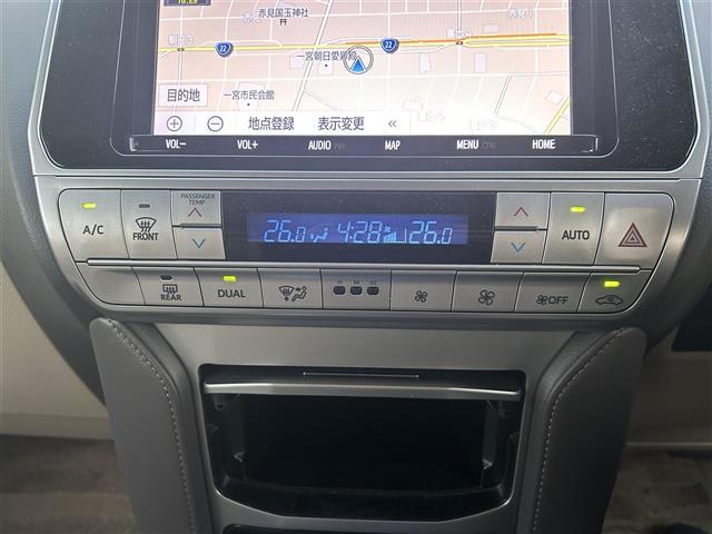 ランドクルーザープラド TX Lパッケージ ワンオーナー サンルーフ クルーズコントロール 純正SDナビ バックカメラ 純正フロアマット レザーシート シートヒーター パワーシート ビルトインETC 3列シート LED スマートキー スペアキー(5枚目)