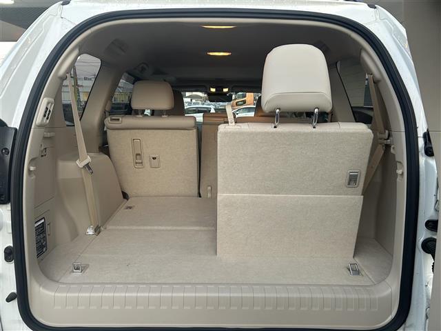 ランドクルーザープラド TX Lパッケージ ワンオーナー サンルーフ クルーズコントロール 純正SDナビ バックカメラ 純正フロアマット レザーシート シートヒーター パワーシート ビルトインETC 3列シート LED スマートキー スペアキー(31枚目)