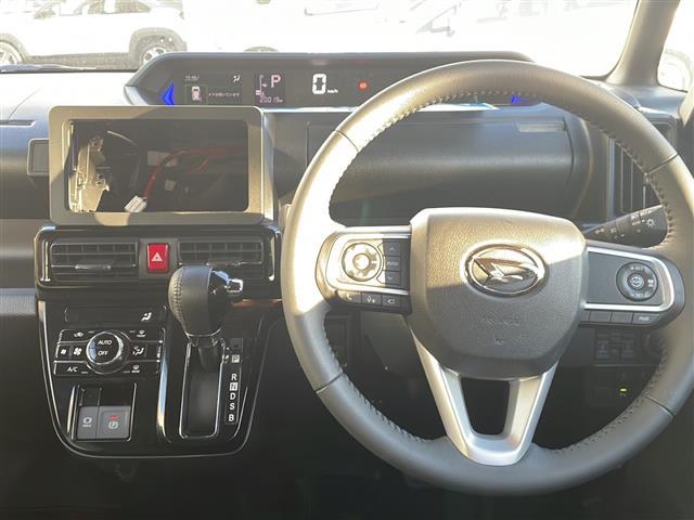 タント カスタムＲＳ　☆スマートアシスト☆両側パワースライドドア☆ビルトインＥＴＣ☆黒ハーフレザーシート☆前席シートヒーター☆横滑り防止機能☆プッシュスタート☆スマートキー☆純正フロアマット☆新車保証書☆（5枚目）