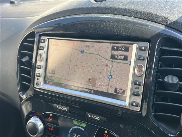 ジューク １５ＲＸ　☆ワンオーナー☆純正ＨＤＤナビ【ワンセグ・ＳＤ・ラジオ】☆バックカメラ☆ＥＴＣ☆リモコンキー☆純正フロアマット☆ドアバイザー☆新車保証書☆取扱説明書（17枚目）