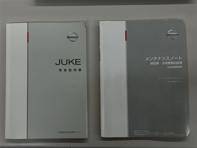ジューク １５ＲＸ　☆ワンオーナー☆純正ＨＤＤナビ【ワンセグ・ＳＤ・ラジオ】☆バックカメラ☆ＥＴＣ☆リモコンキー☆純正フロアマット☆ドアバイザー☆新車保証書☆取扱説明書（40枚目）