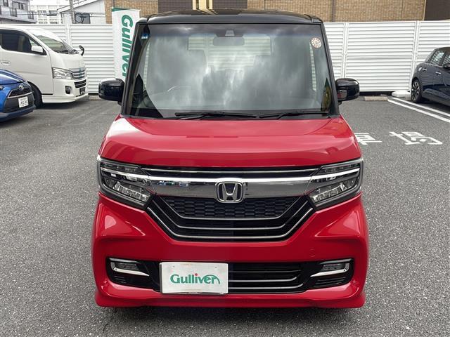 Ｎ－ＢＯＸカスタム Ｇ・Ｌターボホンダセンシング　純正８インチナビ／フルセグＴＶ／バックカメラ／ＥＴＣ／両側パワースライドドア／ハーフレザーシート／シートヒーター／ＬＥＤ／ホンダセンシング／衝突軽減ブレーキ／／クルーズコントロール／オートハイビーム（3枚目）