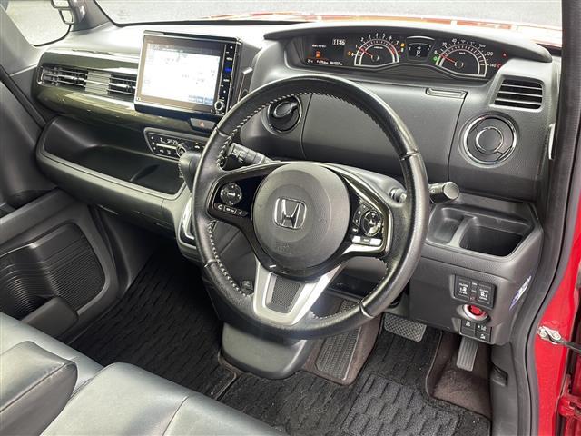 Ｎ－ＢＯＸカスタム Ｇ・Ｌターボホンダセンシング　純正８インチナビ／フルセグＴＶ／バックカメラ／ＥＴＣ／両側パワースライドドア／ハーフレザーシート／シートヒーター／ＬＥＤ／ホンダセンシング／衝突軽減ブレーキ／／クルーズコントロール／オートハイビーム（17枚目）