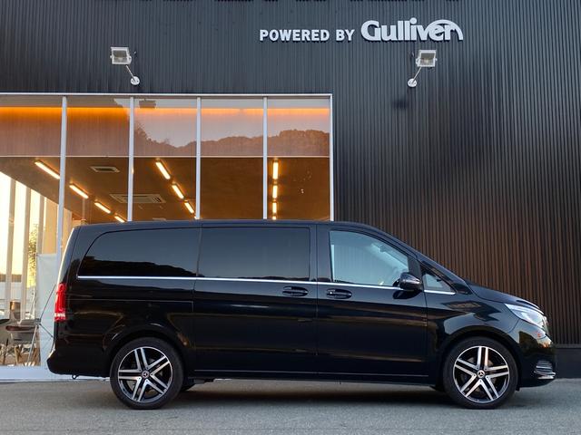 Vクラス V220d アバンギャルド ロング RSP ACC 黒革 シートH 両側パワスラ ブルメスター 純正ナビ 地デジ BT 全方位カメラ アンビエントライト 社外後席モニター Pバックドア LED Aライト ドラレコ 純19AW ETC(23枚目)