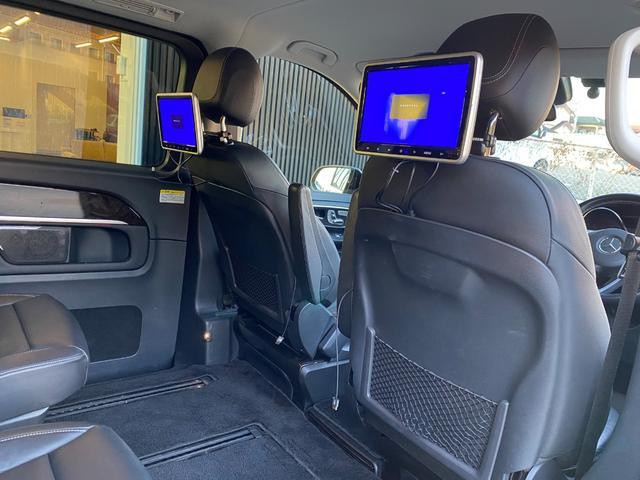 Vクラス V220d アバンギャルド ロング RSP ACC 黒革 シートH 両側パワスラ ブルメスター 純正ナビ 地デジ BT 全方位カメラ アンビエントライト 社外後席モニター Pバックドア LED Aライト ドラレコ 純19AW ETC(48枚目)