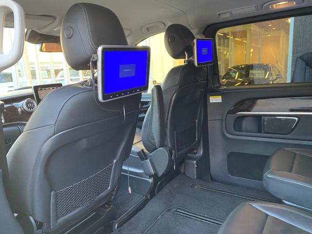 Vクラス V220d アバンギャルド ロング RSP ACC 黒革 シートH 両側パワスラ ブルメスター 純正ナビ 地デジ BT 全方位カメラ アンビエントライト 社外後席モニター Pバックドア LED Aライト ドラレコ 純19AW ETC(50枚目)