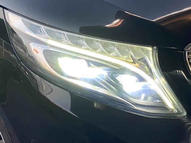 Vクラス V220d アバンギャルド ロング RSP ACC 黒革 シートH 両側パワスラ ブルメスター 純正ナビ 地デジ BT 全方位カメラ アンビエントライト 社外後席モニター Pバックドア LED Aライト ドラレコ 純19AW ETC(65枚目)