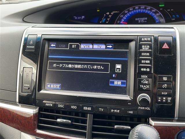 エスティマハイブリッド アエラス　レザーパッケージ　メーカーナビ　フリップダウン（17枚目）