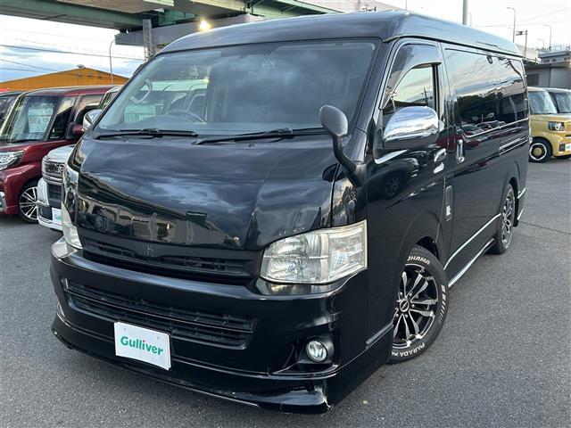 ハイエースワゴン ＧＬ　純正ＳＤナビ　アルパイン製リアモニター　左パワースライドドア　ＥＴＣ　シートカバー　社外ベットキット　ＡＣ１００Ｖ　Ｆドラレコ　社外ホイール　社外エアロＦ・Ｓ・Ｒ（15枚目）