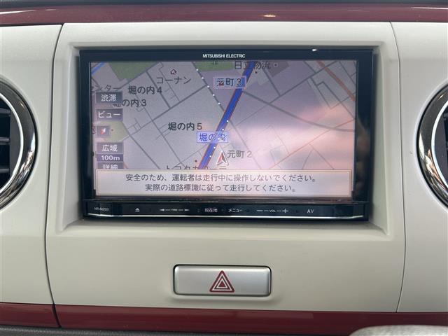 アルトラパンショコラ G 社外SDナビ Bカメラ ETC TV BT プッシュスタート アイドリングストップ ハーフレザー 純正フロアマット ドアバイザー 純正ホイール 社外ドラレコ オートライト(5枚目)