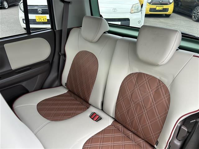 アルトラパンショコラ G 社外SDナビ Bカメラ ETC TV BT プッシュスタート アイドリングストップ ハーフレザー 純正フロアマット ドアバイザー 純正ホイール 社外ドラレコ オートライト(9枚目)