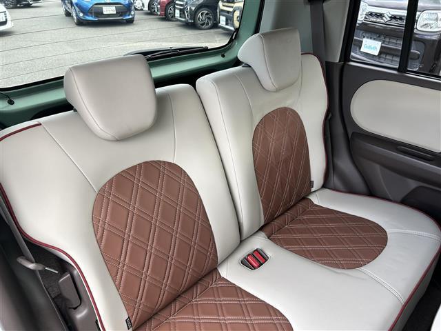 アルトラパンショコラ G 社外SDナビ Bカメラ ETC TV BT プッシュスタート アイドリングストップ ハーフレザー 純正フロアマット ドアバイザー 純正ホイール 社外ドラレコ オートライト(15枚目)