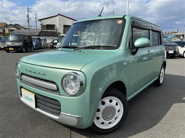 アルトラパンショコラ G 社外SDナビ Bカメラ ETC TV BT プッシュスタート アイドリングストップ ハーフレザー 純正フロアマット ドアバイザー 純正ホイール 社外ドラレコ オートライト(17枚目)