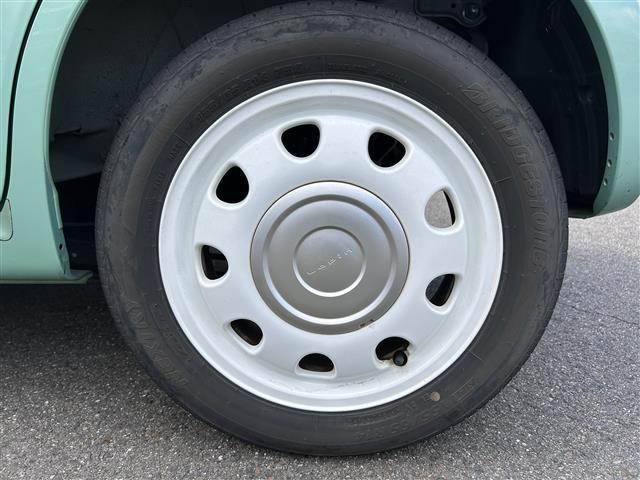 アルトラパンショコラ G 社外SDナビ Bカメラ ETC TV BT プッシュスタート アイドリングストップ ハーフレザー 純正フロアマット ドアバイザー 純正ホイール 社外ドラレコ オートライト(26枚目)