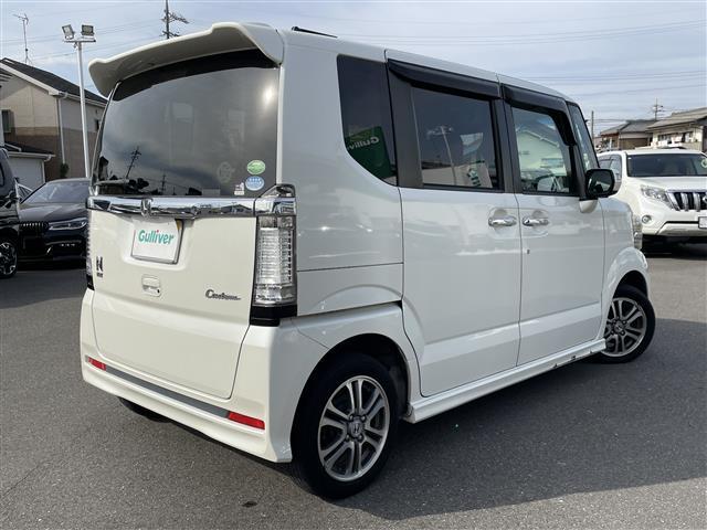 Ｎ－ＢＯＸカスタム Ｇ・Ｌパッケージ　社外ＳＤナビ　ＢＴ　ＤＴＶ　ＥＴＣ　左パワースライドドア　オートライト　ステアリングスイッチ　プッシュスタート　スマートキー　純正１４インチＡＷ（33枚目）