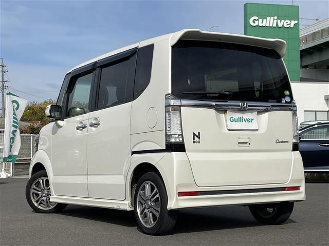 Ｎ－ＢＯＸカスタム Ｇ・Ｌパッケージ　社外ＳＤナビ　ＢＴ　ＤＴＶ　ＥＴＣ　左パワースライドドア　オートライト　ステアリングスイッチ　プッシュスタート　スマートキー　純正１４インチＡＷ（41枚目）