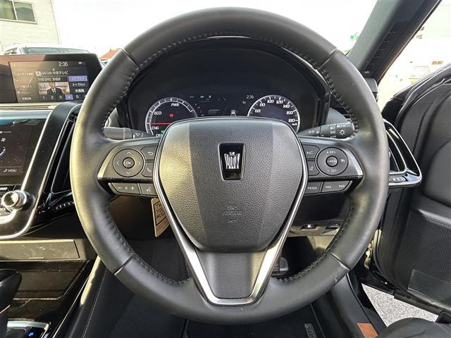 クラウンハイブリッド G-エグゼクティブ サンルーフ デジタルインナーミラー 全方位カメラ ブラインドスポットモニター トヨタセーフティーセンス 純正SDナビ DTV BT CD/DVD AM/FM USB AUX ドラレコ(4枚目)