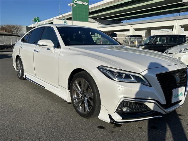 クラウンハイブリッド ＲＳアドバンス　モデリスタエアロ（Ｆ・Ｓ・Ｒ）デジタルインナーミラー　純正ナビ　ＴＶ　ＢＴ　全方位カメラ　セーフティセンス　ＢＳＭ　ＨＵＤ　ＥＴＣ　前後ドラレコ　レザーシート　　シートヒーター　純正１８インチＡＷ（31枚目）