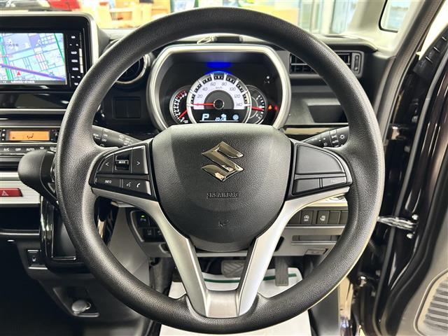 スペーシアカスタム ハイブリッドＧＳ　・ワンオーナー・４ＷＤ・社外ナビ／フルセグＴＶ／ＤＶＤ／ＣＤ／ＳＤ／ＢＴ・バックカメラ・左側パワースライドドア・衝突被害軽減ブレーキ・車線逸脱警報・パーキングセンサー・横滑り防止・アイドリングストップ（6枚目）