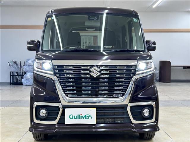 スペーシアカスタム ハイブリッドＧＳ　・ワンオーナー・４ＷＤ・社外ナビ／フルセグＴＶ／ＤＶＤ／ＣＤ／ＳＤ／ＢＴ・バックカメラ・左側パワースライドドア・衝突被害軽減ブレーキ・車線逸脱警報・パーキングセンサー・横滑り防止・アイドリングストップ（34枚目）