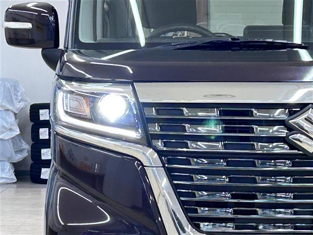 スペーシアカスタム ハイブリッドＧＳ　・ワンオーナー・４ＷＤ・社外ナビ／フルセグＴＶ／ＤＶＤ／ＣＤ／ＳＤ／ＢＴ・バックカメラ・左側パワースライドドア・衝突被害軽減ブレーキ・車線逸脱警報・パーキングセンサー・横滑り防止・アイドリングストップ（35枚目）