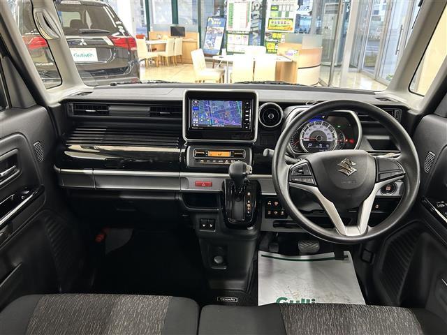 スペーシアカスタム ハイブリッドＧＳ　・ワンオーナー・４ＷＤ・社外ナビ／フルセグＴＶ／ＤＶＤ／ＣＤ／ＳＤ／ＢＴ・バックカメラ・左側パワースライドドア・衝突被害軽減ブレーキ・車線逸脱警報・パーキングセンサー・横滑り防止・アイドリングストップ（41枚目）