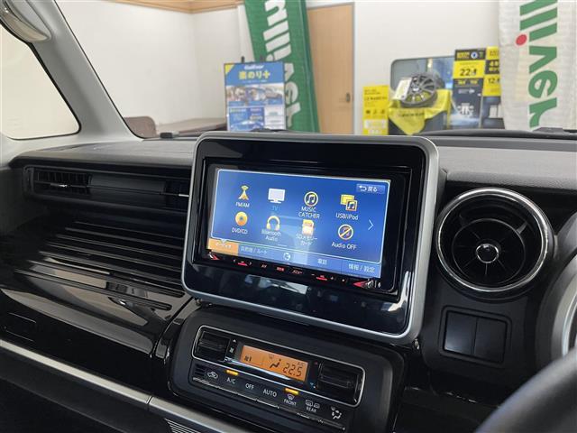 フレアワゴンカスタムスタイル ハイブリッドXT ・ワンオーナー・4WD・ターボ・純正ナビ/フルセグTV/DVD/CD/SD/BT・バックカメラ・ドライブレコーダー・純正エンジンスターター・両側パワースライドドア・クルーズコントロール・横滑り防止(4枚目)