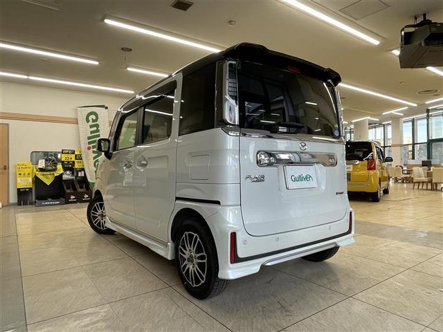 フレアワゴンカスタムスタイル ハイブリッドXT ・ワンオーナー・4WD・ターボ・純正ナビ/フルセグTV/DVD/CD/SD/BT・バックカメラ・ドライブレコーダー・純正エンジンスターター・両側パワースライドドア・クルーズコントロール・横滑り防止(35枚目)