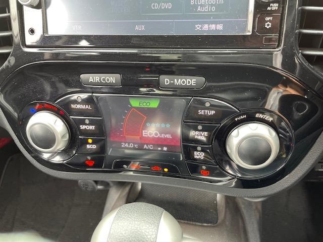 ジューク １５ＲＸ　Ｖセレクション　純正ナビ　ＤＴＶ／ＣＤ／ＤＶＤ／ＵＳＢ／ＳＤ／ＢＴ　バックカメラ　ＥＴＣ　純正１７インチＡＷ　エマージェンシーブレーキ　レーンデパーチャーワーニング　インテリジェントキー　純正ＨＩＤヘッドランプ（8枚目）