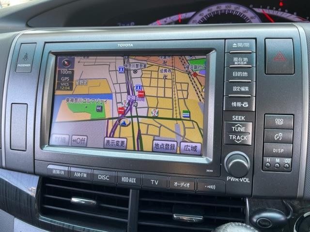 エスティマ アエラス　レザーパッケージ　純正ＨＤＤナビ　ＤＴＶ／ＣＤ／ＤＶＤ／ＡＵＸ／ＭＳＶ　フロント／バックカメラ　レザーシート　Ｄ席パワーシート　前席シートヒーター　両側パワースライドドア　ドライブレコーダー　クルーズコントロール（9枚目）