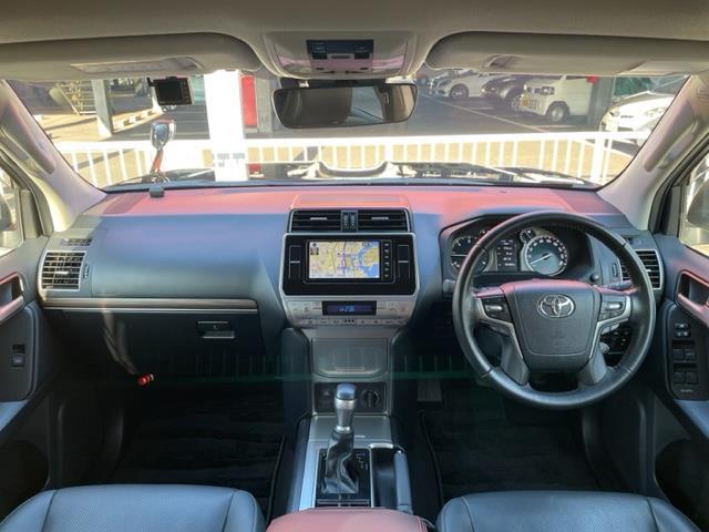 ランドクルーザープラド ＴＸ　Ｌパッケージ　ワンオーナー　モデリスタフロントスポイラー　純正ＳＤナビ　フルセグＴＶ／ＳＤ／ＣＤ／ＤＶＤ／ＳＤＲＥＣ／ＢＴ　バックカメラ　ムーンルーフ　ルーフレール　黒革シート　ビルトインＥＴＣ２．０（42枚目）