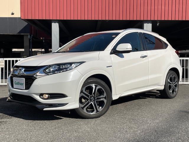 ヴェゼル ハイブリッドＺ　純正インターナビ　ＤＴＶ／ＣＤ／ＤＶＤ／ＵＳＢ／ＨＤＭＩ／ＢＴ　バックカメラ　レザーシート　シートヒーター　シティーブレーキアクティブシステム　ビルトインＥＴＣ　前後ドライブレコーダー　スマートキー（31枚目）