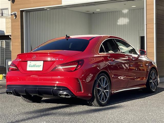 CLAクラス CLA45 4マチック パノラミックスライディングルーフAMGスカッフプレートBSM純正ドラレコメモリナビフルセグテレビバックカメラウィンカーミラープッシュスタートAMGブレーキパット前席パワーシート(メモリー機能付き)(5枚目)
