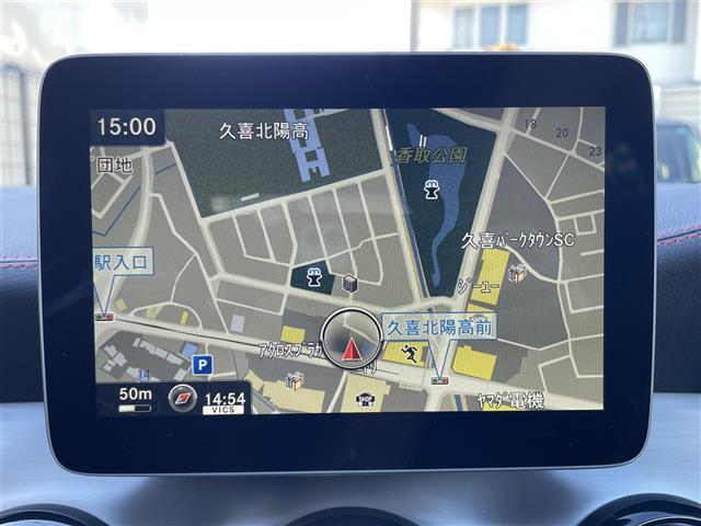 CLAクラス CLA45 4マチック パノラミックスライディングルーフAMGスカッフプレートBSM純正ドラレコメモリナビフルセグテレビバックカメラウィンカーミラープッシュスタートAMGブレーキパット前席パワーシート(メモリー機能付き)(18枚目)