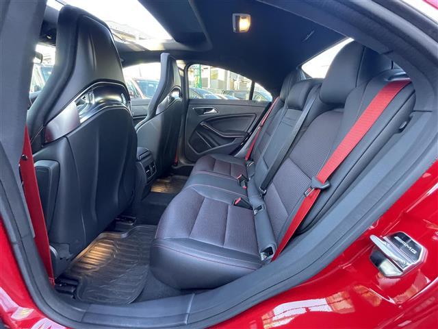 CLAクラス CLA45 4マチック パノラミックスライディングルーフAMGスカッフプレートBSM純正ドラレコメモリナビフルセグテレビバックカメラウィンカーミラープッシュスタートAMGブレーキパット前席パワーシート(メモリー機能付き)(36枚目)