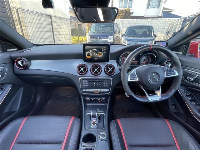 CLAクラス CLA45 4マチック パノラミックスライディングルーフAMGスカッフプレートBSM純正ドラレコメモリナビフルセグテレビバックカメラウィンカーミラープッシュスタートAMGブレーキパット前席パワーシート(メモリー機能付き)(42枚目)