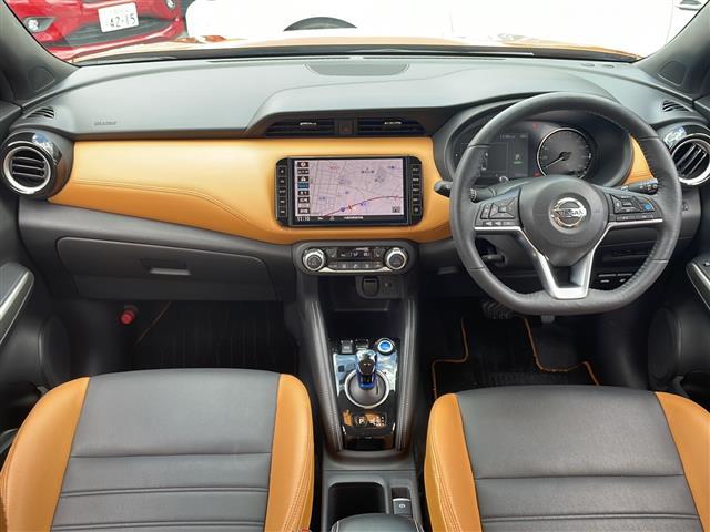 キックス Ｘ　ツートーンインテリアエディション　ワンオーナー　純正ＳＤナビ　ＤＶＤ　ＣＤ　ＦＭ　ＡＭ　Ｂｌｕｅｔｏｏｔｈ　フルセグテレビ　ＥＴＣ　ドライブレコーダー　バックカメラ　全周囲カメラ　衝突軽減ブレーキ　レーンキープアシスト（42枚目）
