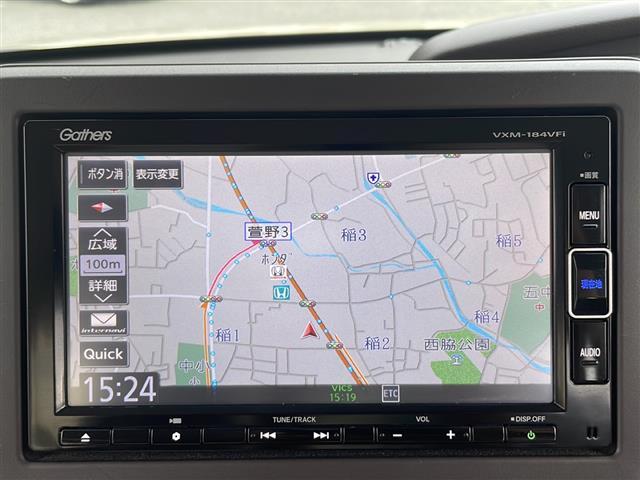 Ｎ－ＢＯＸ Ｇ・ＥＸホンダセンシング　純正メモリナビ（ＶＸＭ－１８４ＶＦｉ）・ＤＶＤ／ＣＤ／ＦＭ／ＡＭ／Ｂｌｕｅｔｏｏｔｈ・フルセグテレビ　ＥＴＣ　前後ドライブレコーダー　バックカメラ　衝突軽減ブレーキ　レーンキープアシスト（6枚目）
