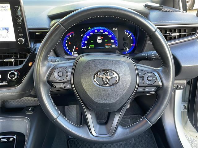 カローラ ハイブリッド　ダブルバイビー　ワンオーナー　純正メモリナビ　ＡＭ／ＦＭ／Ｂｌｕｅｔｏｏｔｈ　フルセグテレビ　モデリスタエアロ　バックカメラ　ビルトインＥＴＣ　前後ドライブレコーダー　レーダークルーズコントロール　衝突軽減ブレーキ（3枚目）