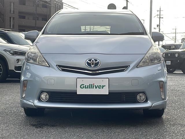 プリウスアルファ Ｓツーリングセレクション　純正ＨＤＤナビ　ＢＴオーディオ　フルセグテレビ　ＣＤ／ＤＶＤ　バックカメラ　ＬＥＤヘッドライト　オートライト　フォグランプ　革巻きステアリング　ステアリングスイッチ　ドライブモードセレクト　純正ＡＷ（35枚目）